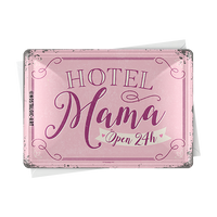 nostalgic-art-hotel-mama-biglietto-in-metallo-10x14-cm image 2