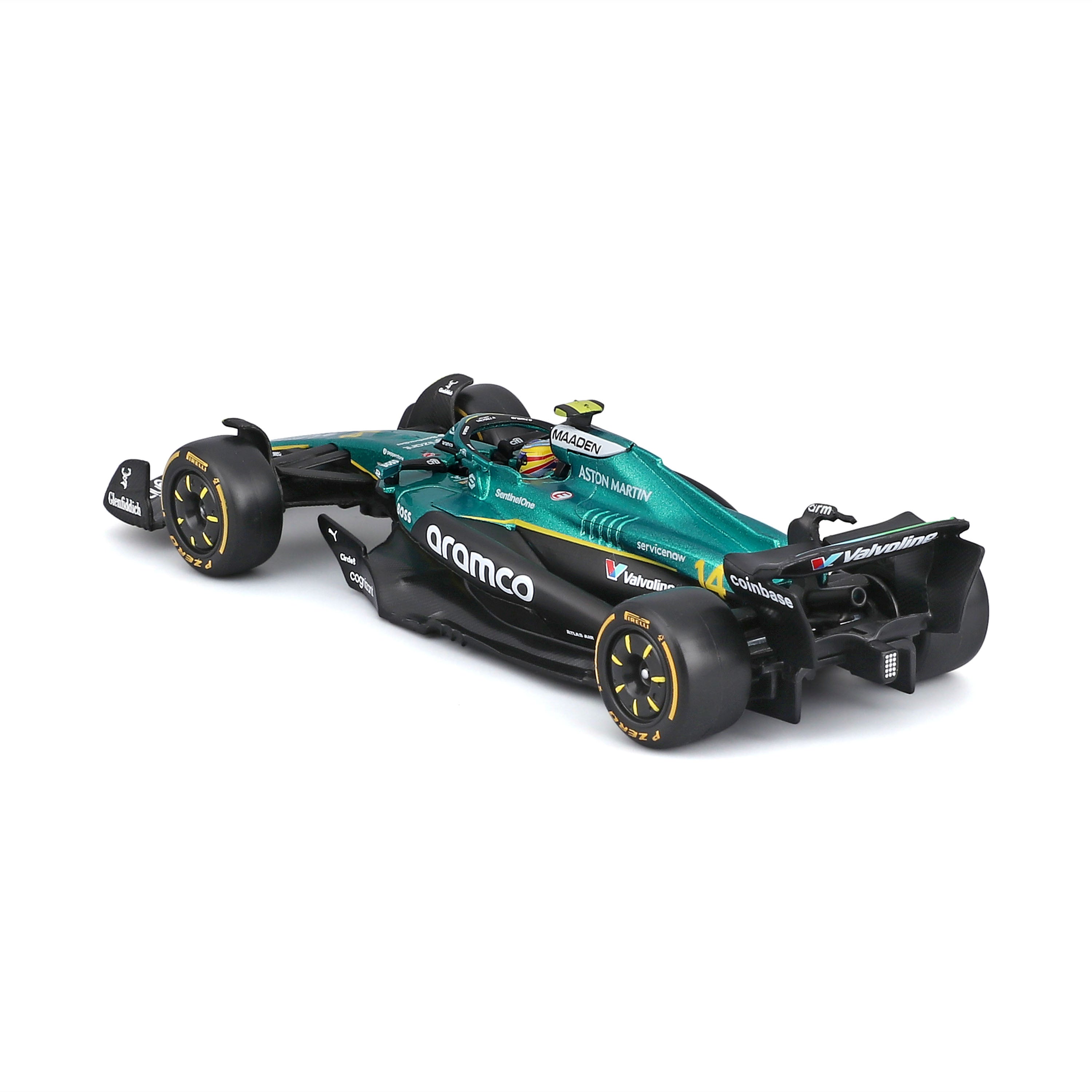 bburago-aston-martin-amr25-2025-14-alonso-1-43-con-casco-e-teca image 6