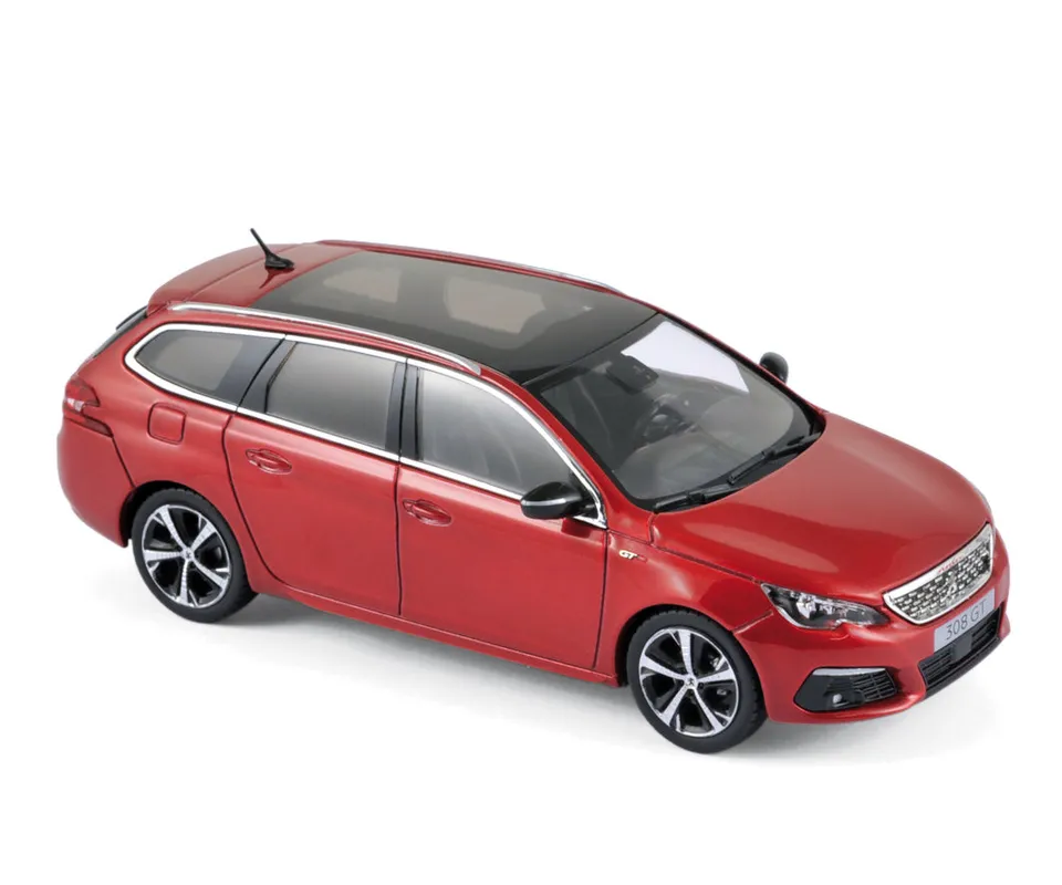 norev-peugeot-308-sw-gt-2017-ultimate-red-modellino-auto-1-43 image 1