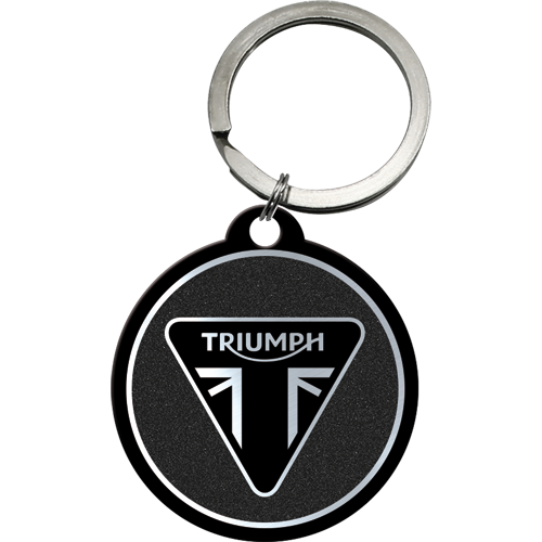 nostalgic-art-triumph-logo-portachiavi-rotondo-4-cm image 1