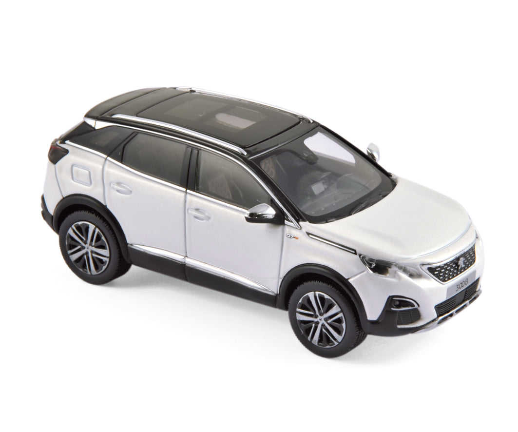 norev-peugeot-3008-gt-2016-modellino-auto-1-43-blanc-perle image 1