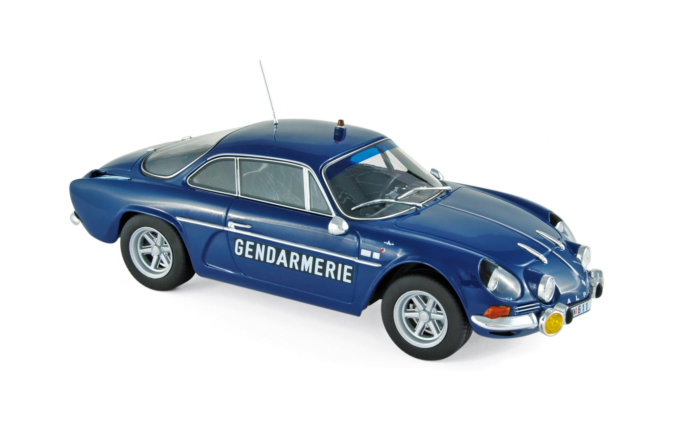 norev-alpine-a110-1600s-1971-gendarmerie-blu-1-18-modellino-die-cast image 1
