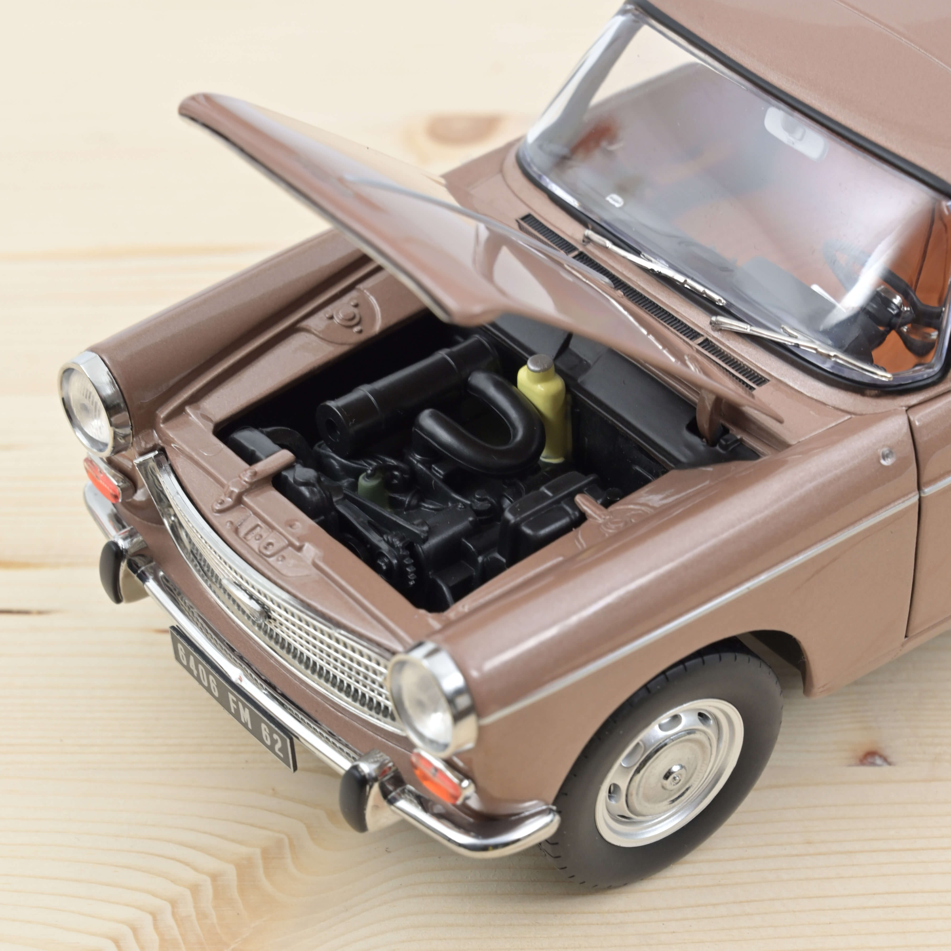 norev-peugeot-404-1965-marrone-metallizzato-con-caravane-h-non-set-modellini-1-1 image 7