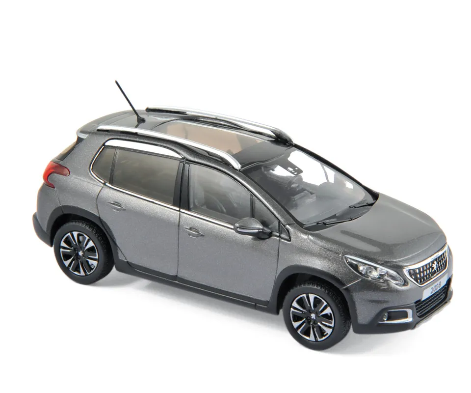 norev-peugeot-2008-2016-grigio-platinum-1-43-modellino-suv-die-cast image 1