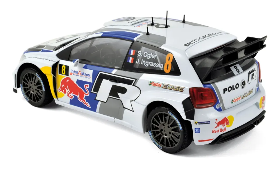norev-vw-polo-r-wrc-2013-rally-di-francia-vincitore-ogier-ingrassia-modellino-1- image 1