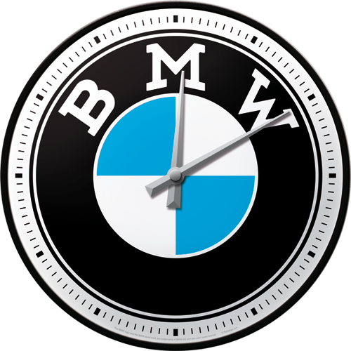 nostalgic-art-bmw-logo-orologio-da-parete-in-metallo-31-cm-2 image 1