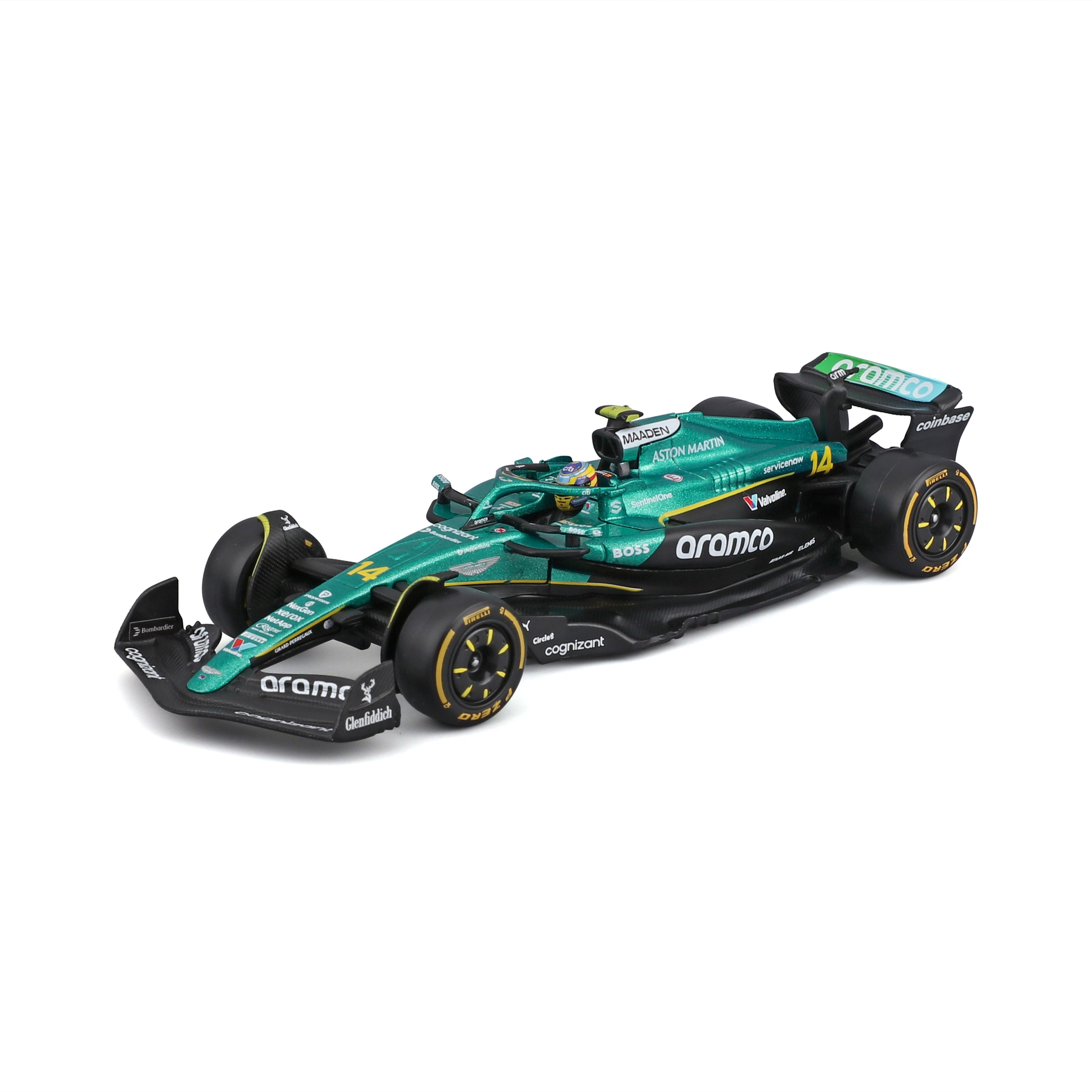 bburago-aston-martin-amr25-2025-14-alonso-1-43-con-casco-e-teca image 3