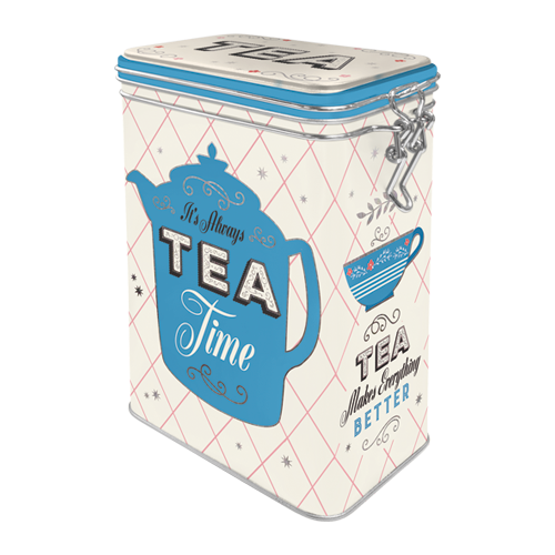 nostalgic-art-tea-scatola-in-latta-con-coperchio-7-5x11x17-5-cm image 1