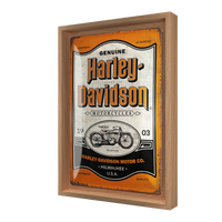 nostalgic-art-harley-davidson-genuine-motorcycles-milwaukee-targa-metallo-20x30- image 8