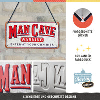 nostalgic-art-man-cave-warning-insegna-in-metallo-da-appendere-10x20-cm image 4