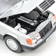 norev-mercedes-benz-300-ce-24-coup-1990-argento-modellino-1-18 image 3