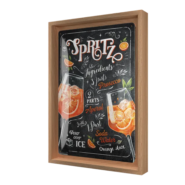 nostalgic-art-aperol-spritz-n-frame-m-edition-cornice-in-legno-24x33-5-cm image 1