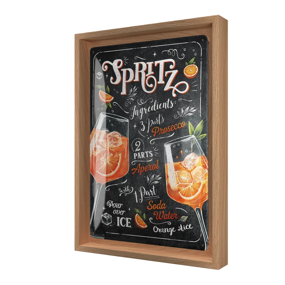 nostalgic-art-aperol-spritz-n-frame-m-edition-cornice-in-legno-24x33-5-cm image 1