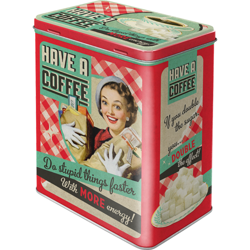 nostalgic-art-have-a-coffee-scatola-in-metallo-l-3-litri image 1