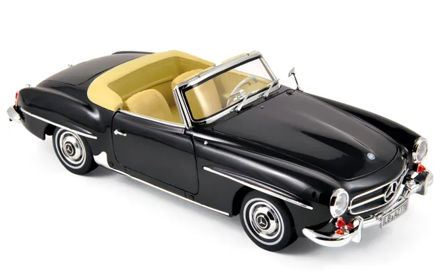 norev-mercedes-benz-190-sl-1957-modellino-auto-1-18-nero image 1