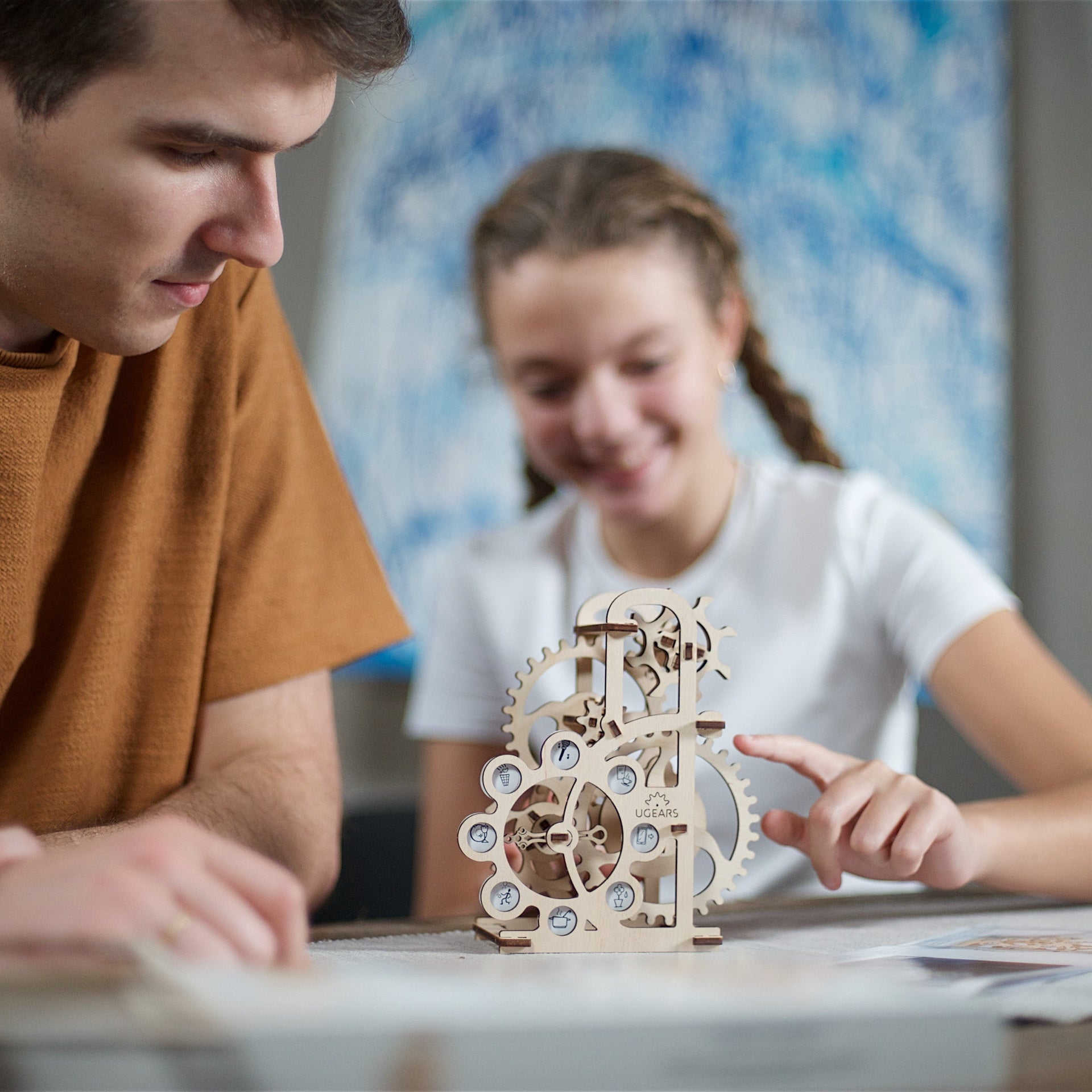 ugears-dinamometro-modello-in-legno-3d-meccanico-da-costruire image 6
