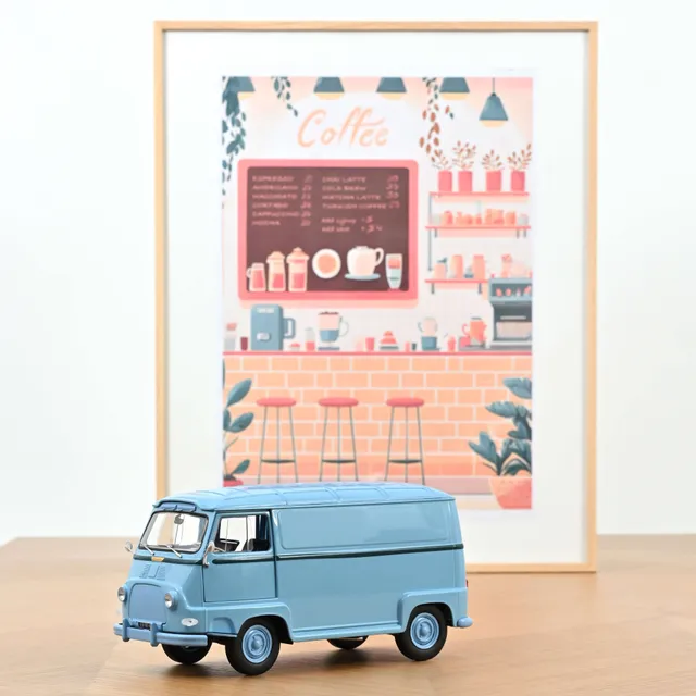 norev-renault-estafette-1959-bleu-clair-1-18-200pcs image 1