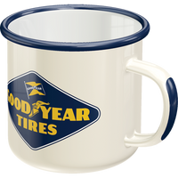 nostalgic-art-goodyear-logo-white-tazza-smaltata-360-ml image 4