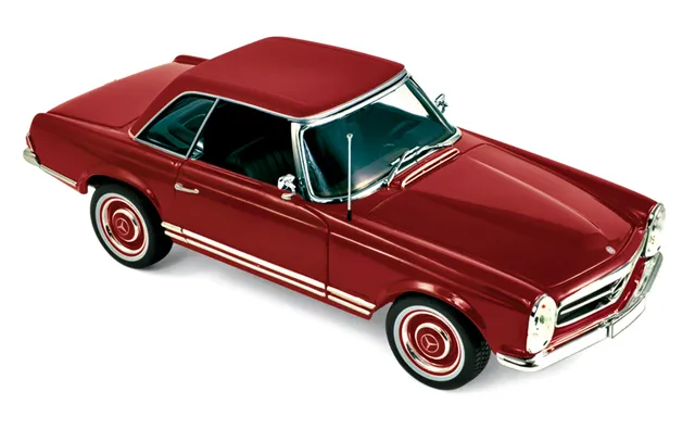 norev-mercedes-benz-280-sl-1969-red-modellino-auto-1-18 image 1