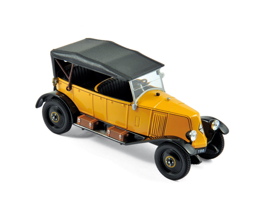 norev-renault-type-nn-torpedo-1927-yellow-black-modellino-auto-1-43 image 1