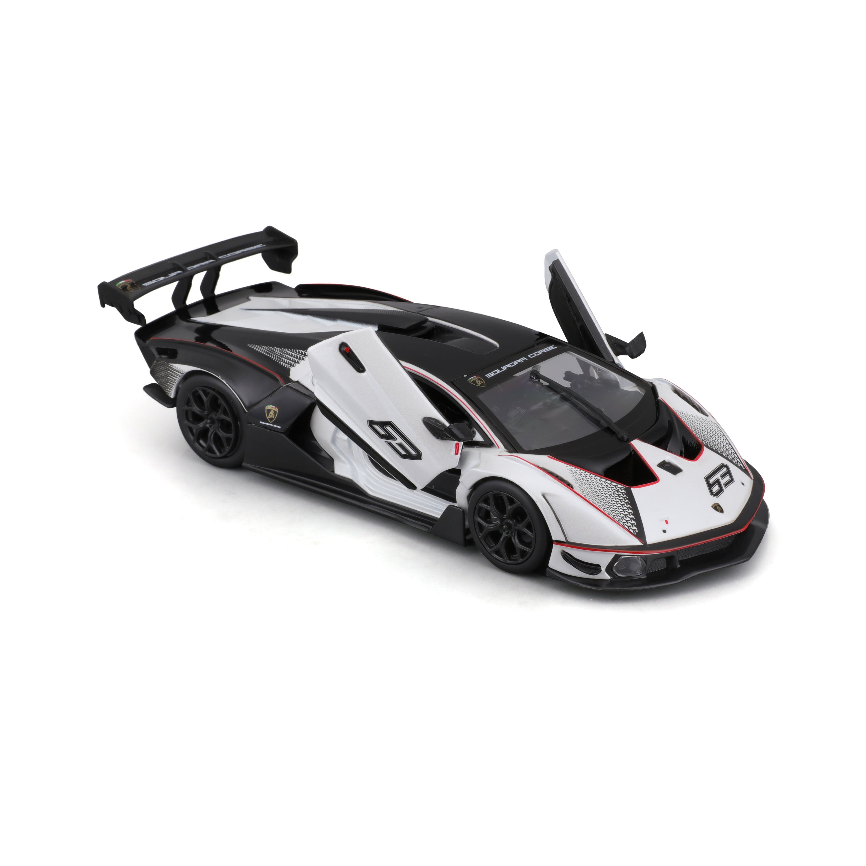 bburago-lamborghini-essenza-scv12-1-24-die-cast-bianco-e-nero image 6