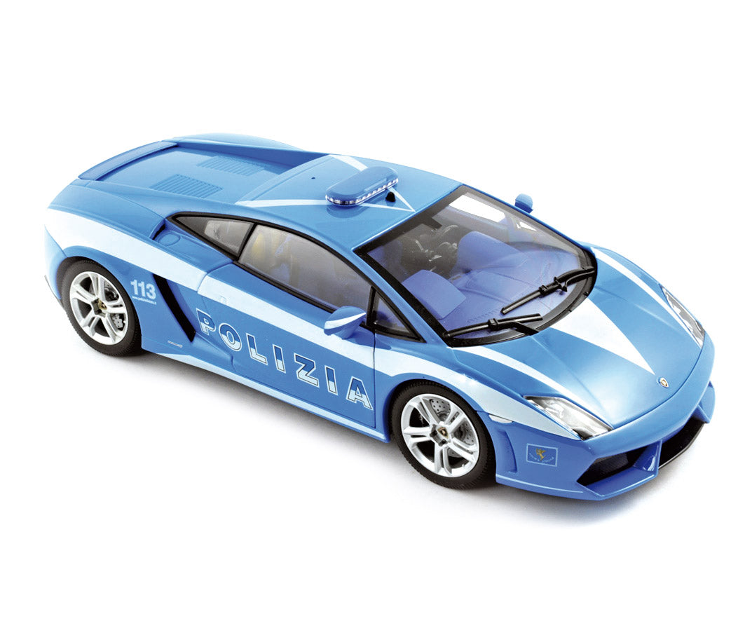 norev-lamborghini-gallardo-lp560-4-2009-polizia-modellino-auto-1-43 image 1