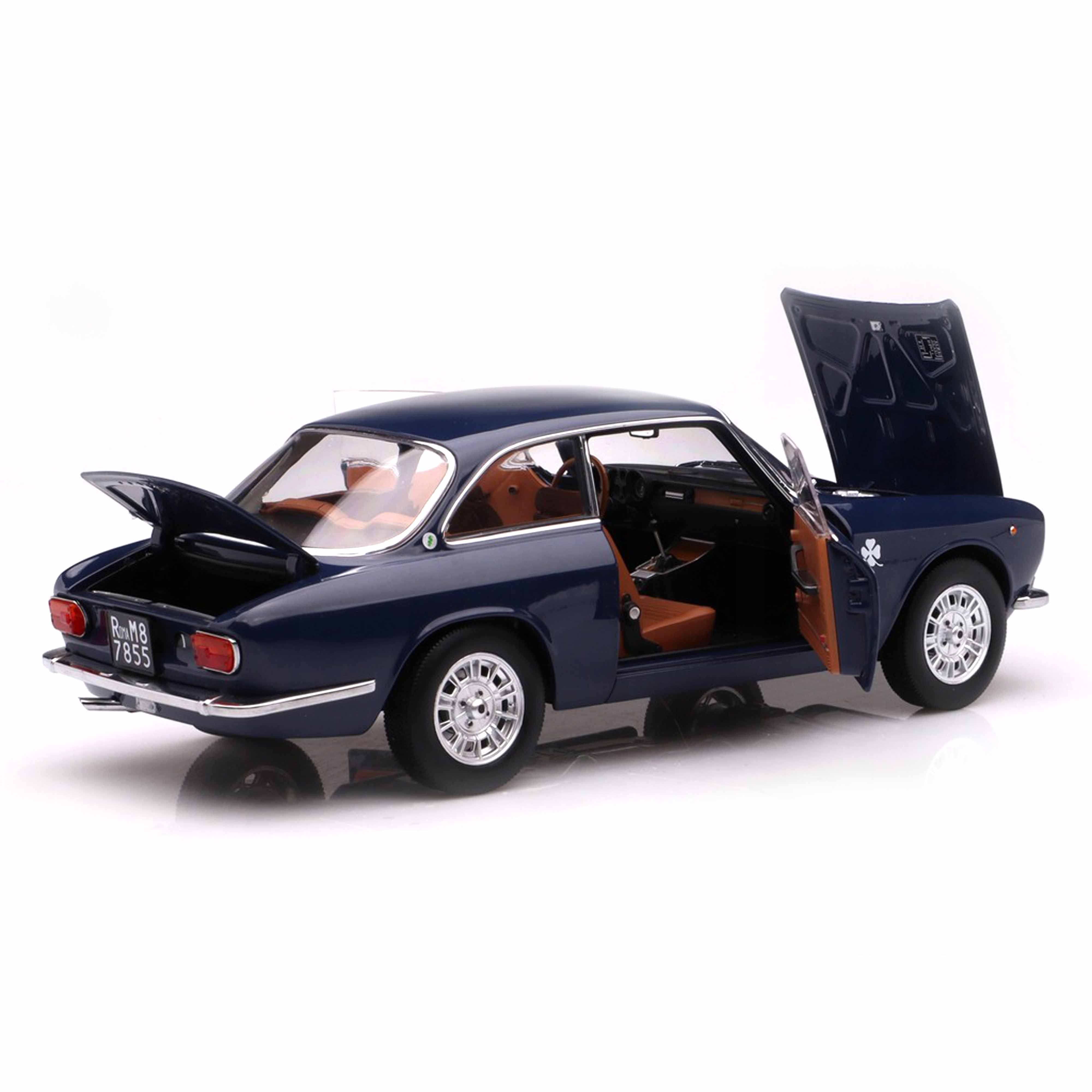 norev-alfa-romeo-1300-gt-junior-1973-modellino-auto-1-18-blu-scuro image 3