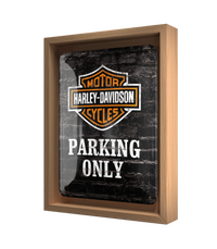 nostalgic-art-harley-davidson-parking-only-targa-in-metallo-15x20-cm image 4