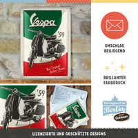 nostalgic-art-vespa-the-italian-classic-metal-card image 3