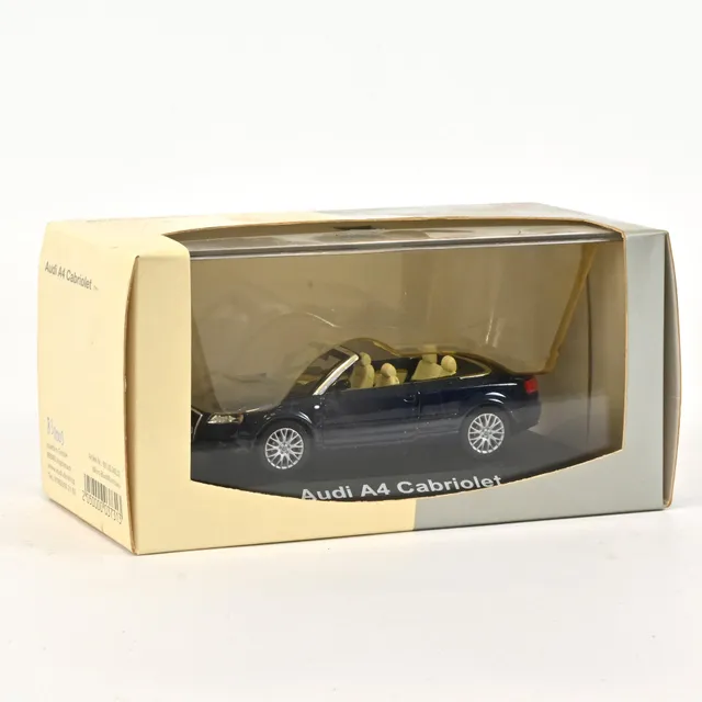 norev-audi-a4-cabriolet-blu-2006-1-43-modellino-die-cast image 1