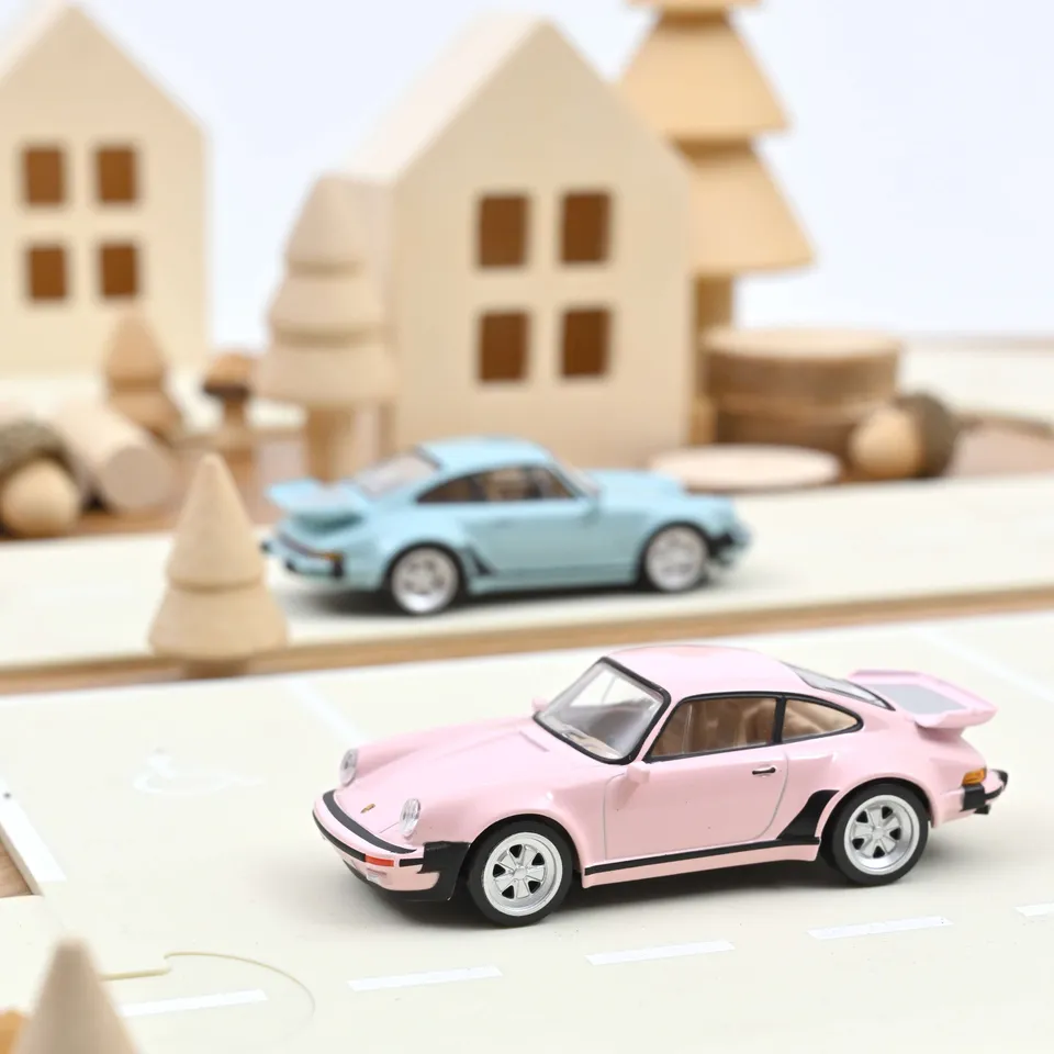 norev-porsche-911-turbo-1978-rosa-jet-car-1-43-modellino-auto image 1