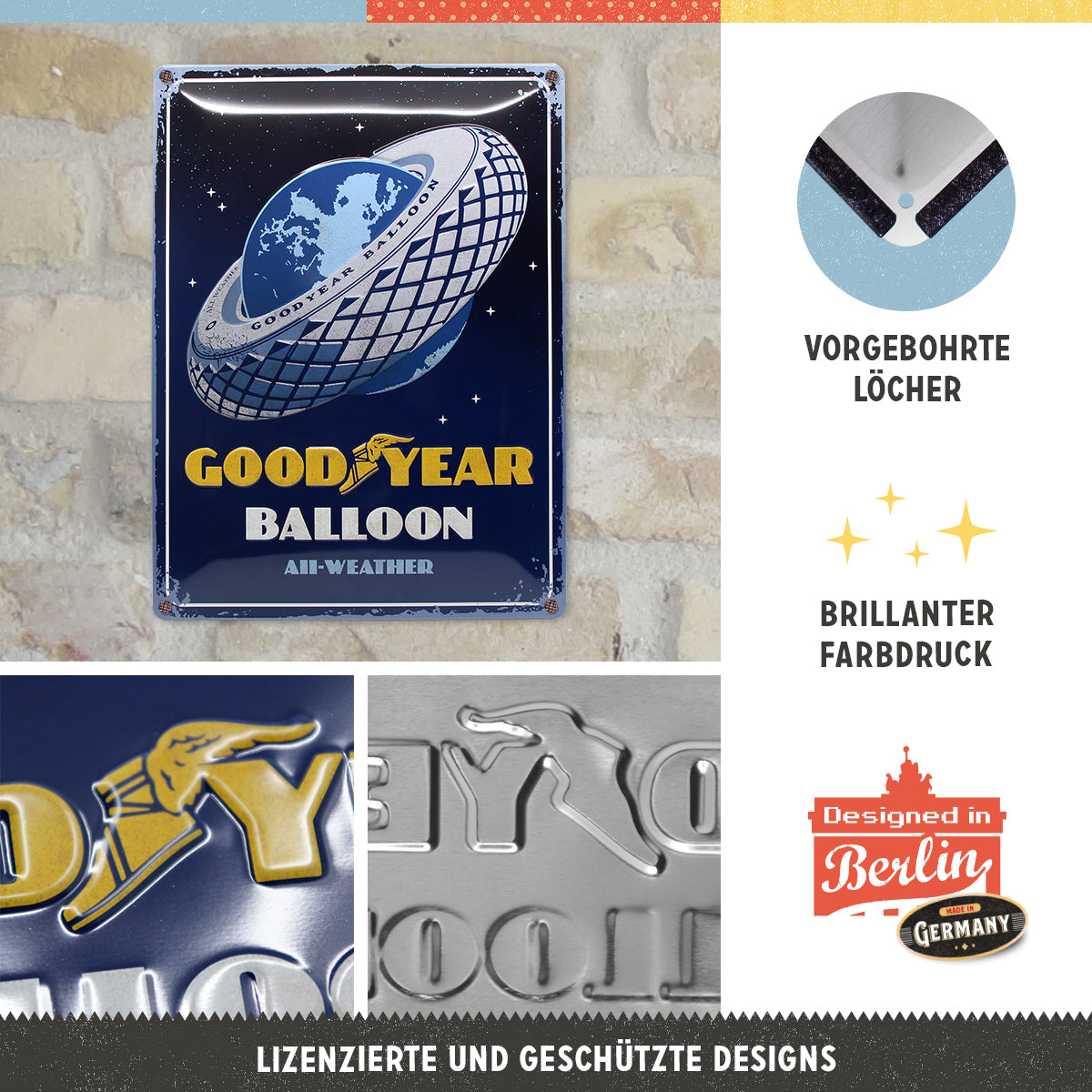 nostalgic-art-goodyear-balloon-tire-special-edition-targa-in-metallo-30x40-cm-2 image 2