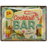 nostalgic-art-cocktail-bar-targa-in-metallo-30x40-cm image 2