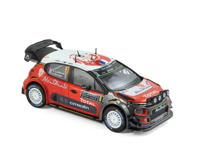 norev-citro-n-c3-wrc-2017-rallye-monte-carlo-n-8-lefebvre-moreau-1-43-modellino- image 1