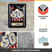 nostalgic-art-50-years-birthday-targa-in-metallo-15x20-cm image 2