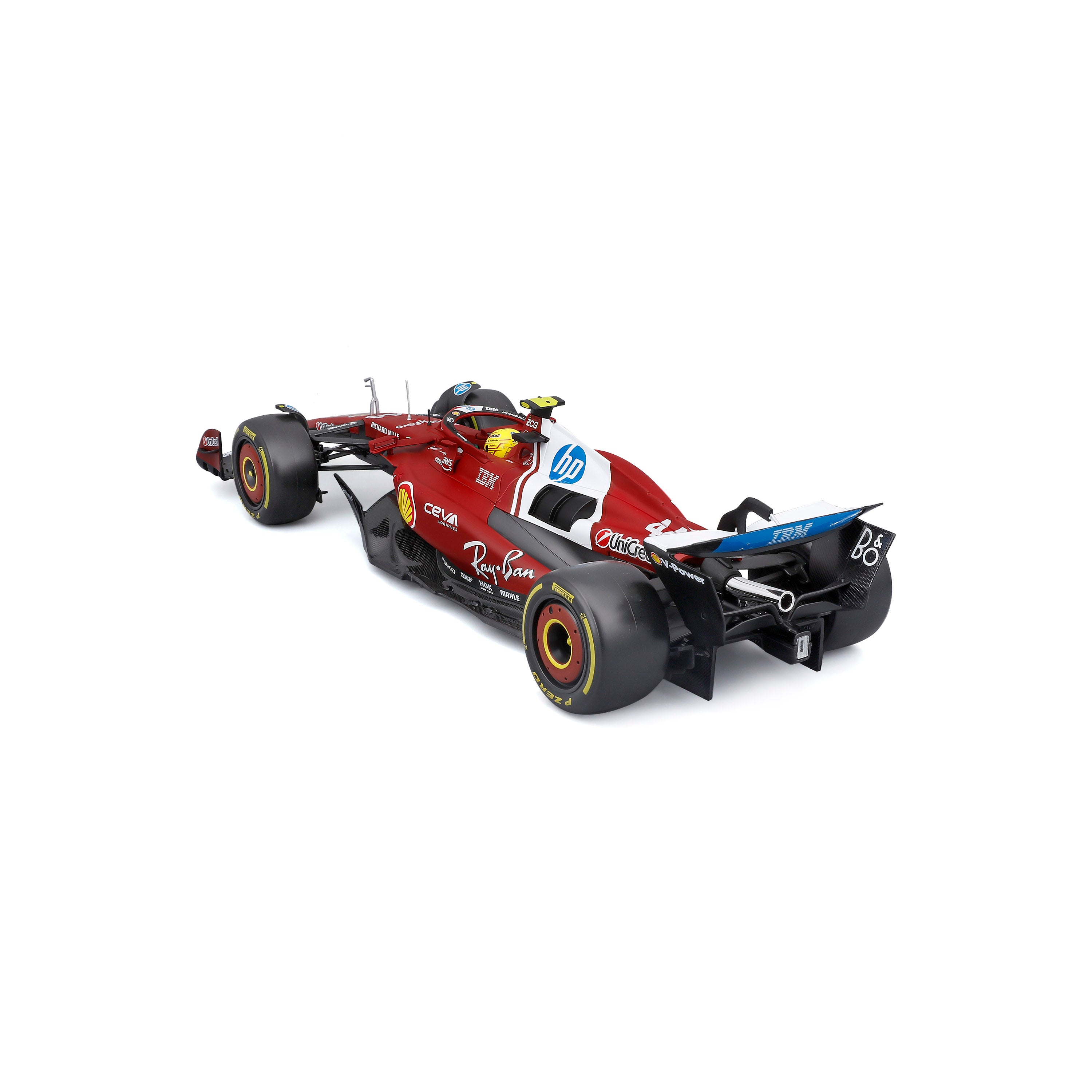 bburago-ferrari-sf-25-lewis-hamilton-44-f1-2025-modellino-1-18 image 6