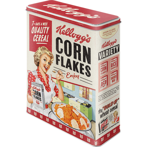 nostalgic-art-kellogg-s-corn-flakes-scatola-in-metallo-xl-4-litri-2 image 1