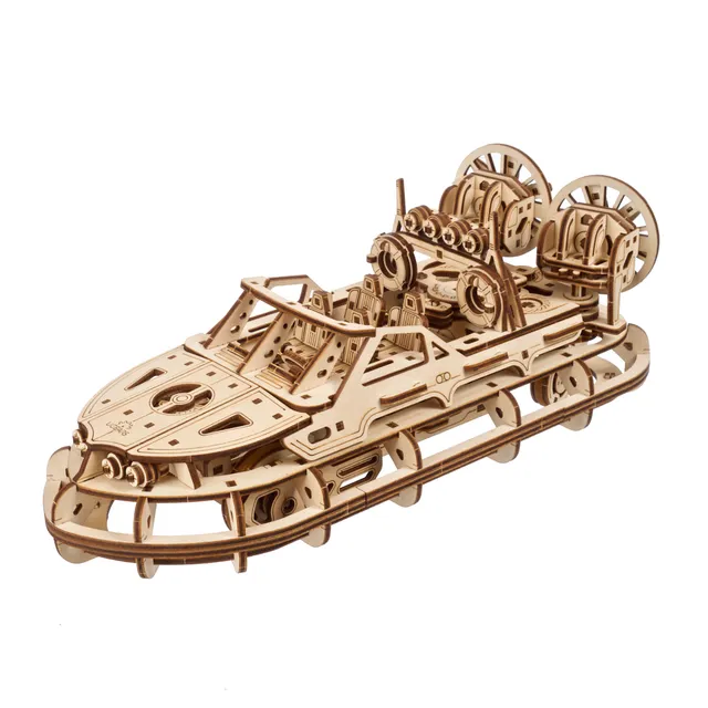 ugears-rescue-hovercraft-modello-meccanico-in-legno-da-costruire image 1