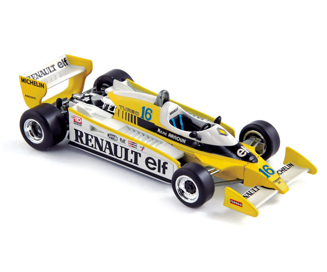 norev-renault-f1-rs11-dijon-1979-arnoux-n-16-modellino-1-43 image 1
