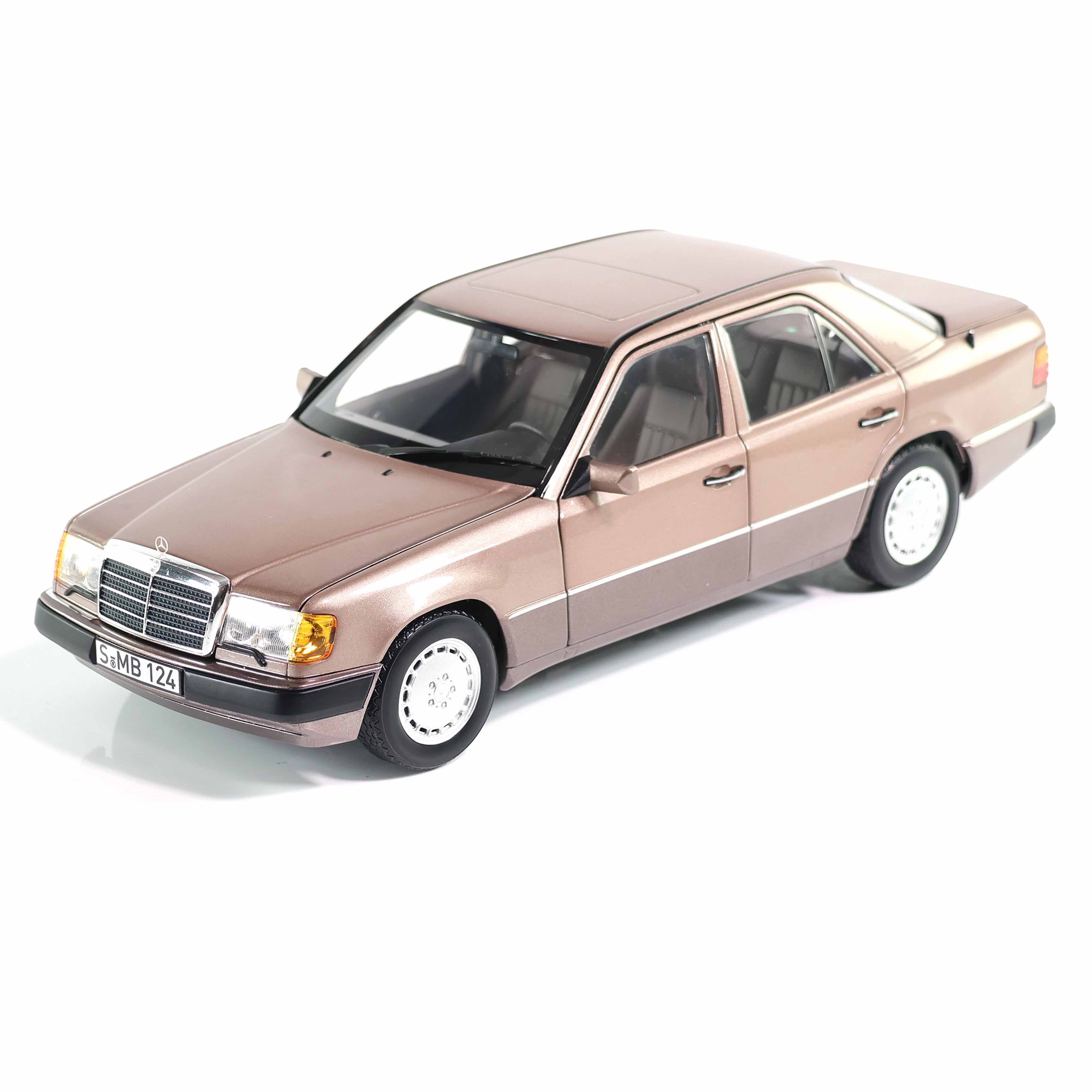 norev-mercedes-benz-230-e-1990-modellino-auto-1-18-rosa-bois-de-rose image 1