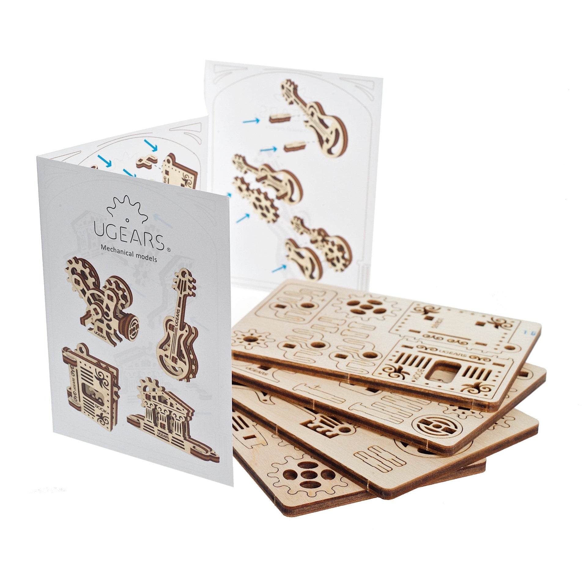 ugears-fidgets-creation-kit-4-mini-modellini-in-legno image 7