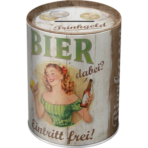nostalgic-art-trinkgeld-bierkasse-salvadanaio-in-metallo-1-litro image 1