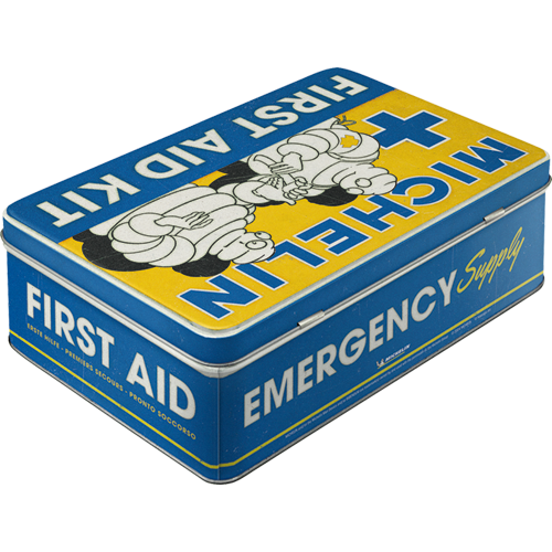 nostalgic-art-michelin-scatola-piatta-in-metallo-first-aid-kit-23x16x7-cm-da-2-5 image 2