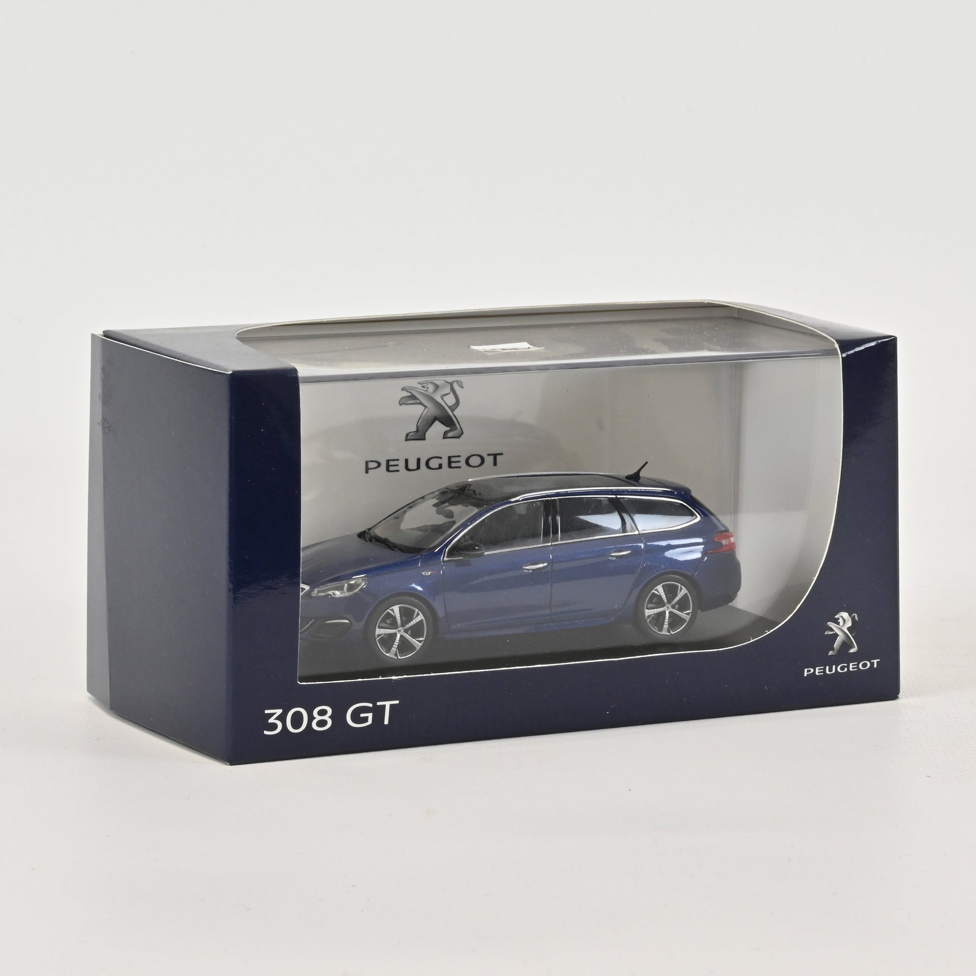 norev-peugeot-308-sw-gt-blu-modellino-auto-1-43 image 1