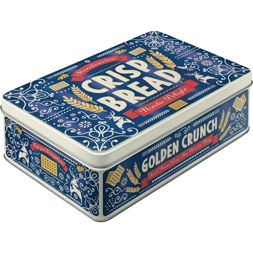 nostalgic-art-crisp-bread-scatola-metallo-piatta-2-5-l image 1