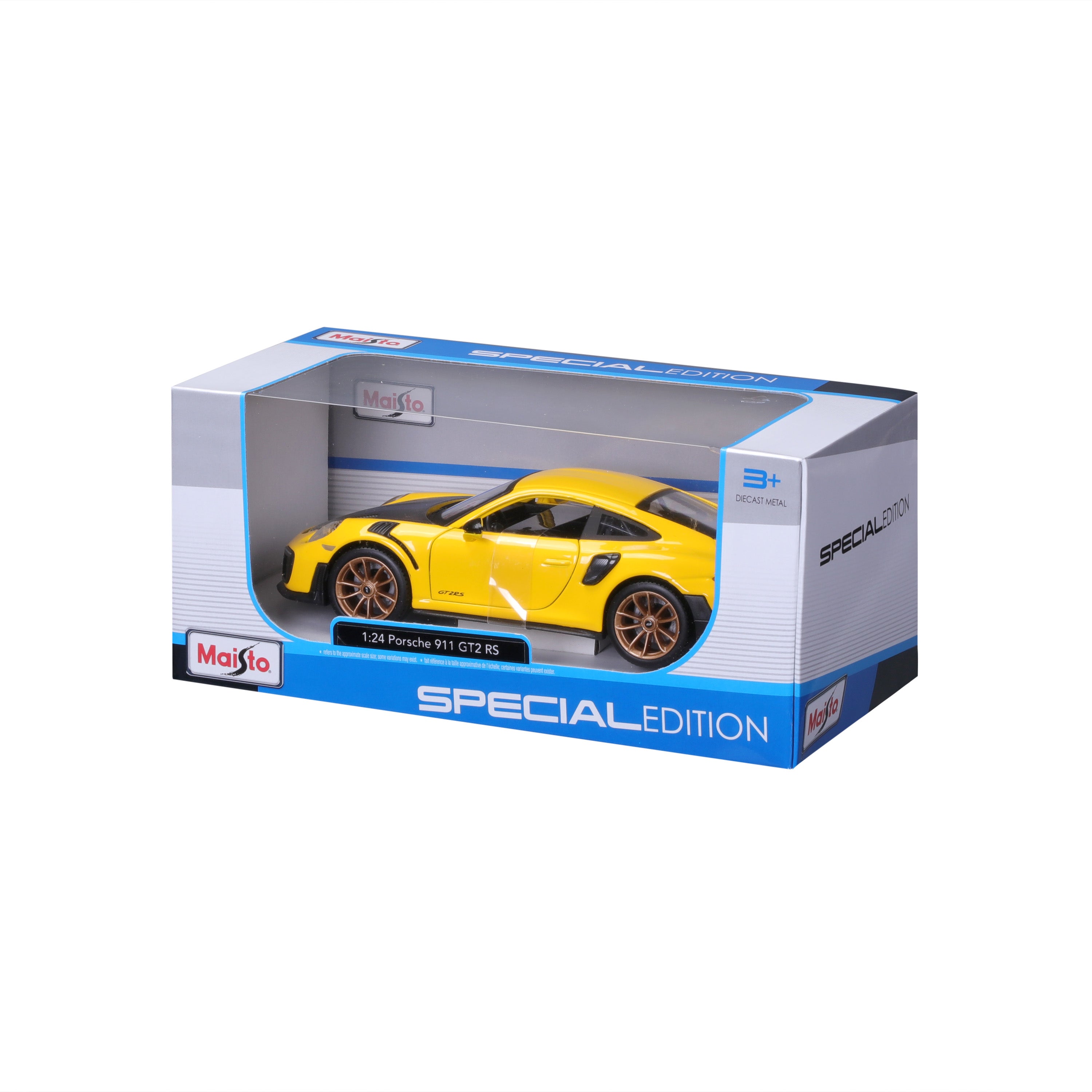 maisto-porsche-911-gt2-rs-1-24-gialla-street-fire image 8