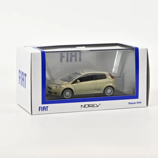 norev-fiat-grande-punto-2005-modellino-auto-1-43-sabbia image 1
