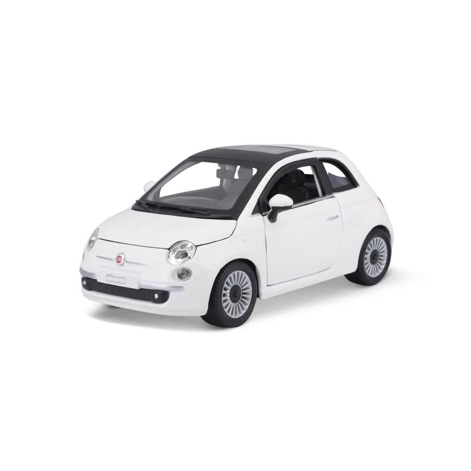 bburago-fiat-500-2007-1-24-bianca image 1