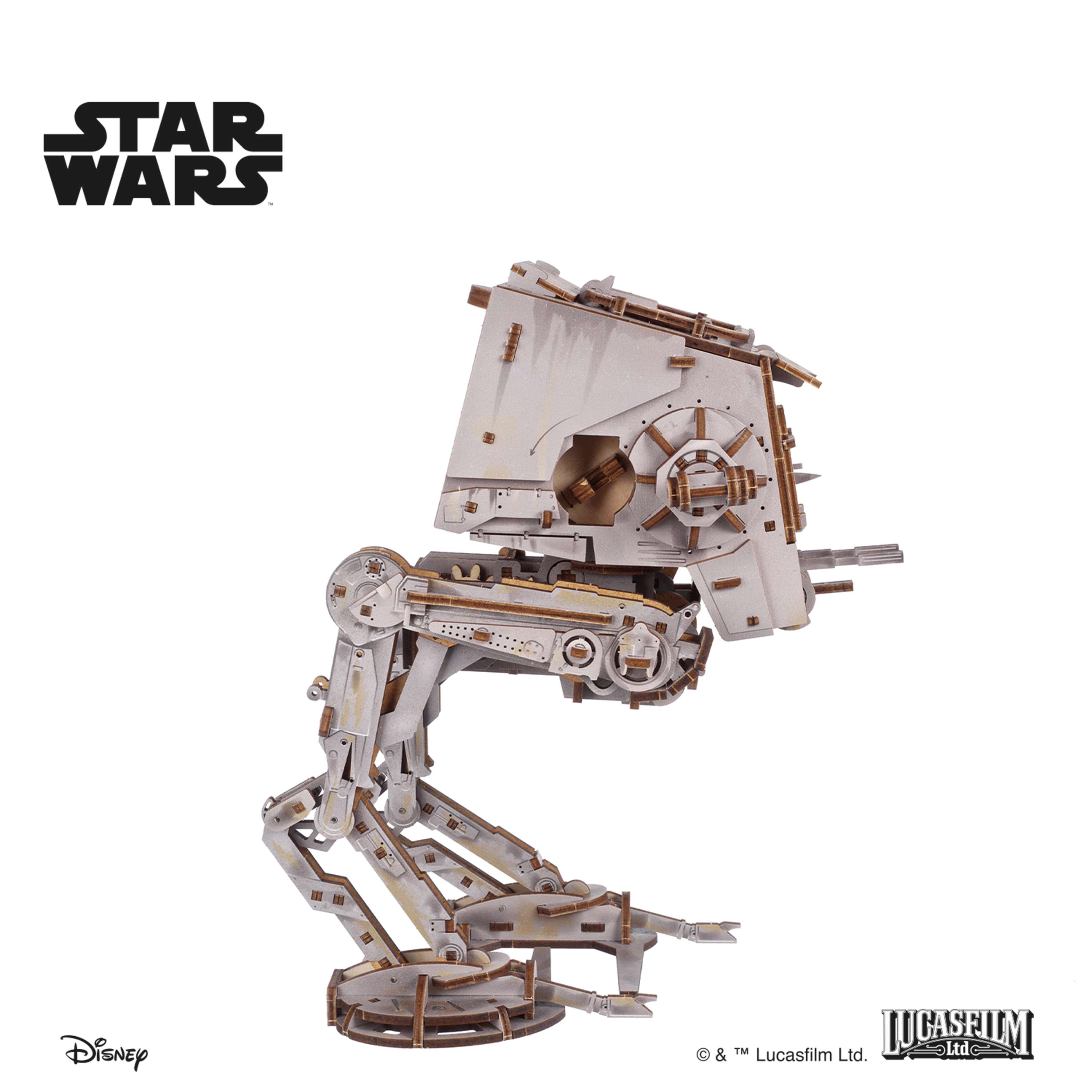 ugears-at-st-walker-star-wars-modellino-meccanico-in-legno-a-molla image 8