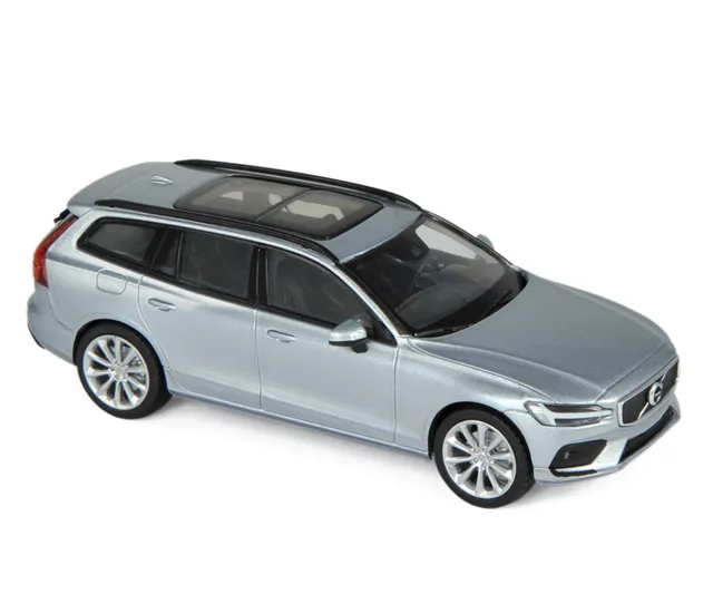 norev-volvo-v60-2018-argento-brillante-1-43-modellino-station-wagon image 1